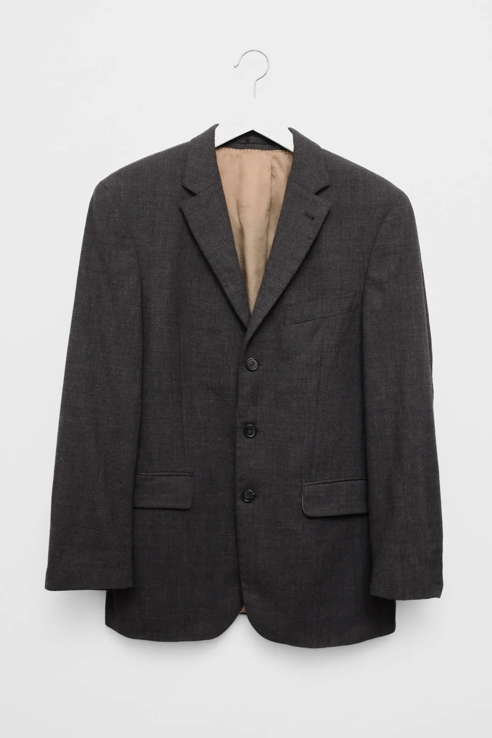 PURE WOOL ANTHRACITE VINTAGE BLAZER