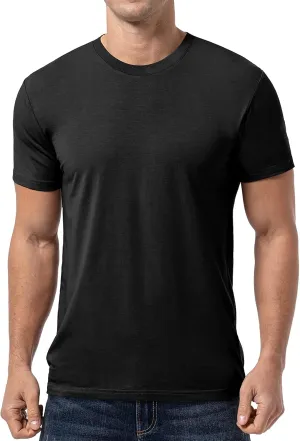 QUALFORT Men's Bamboo Visocse T Shirts
