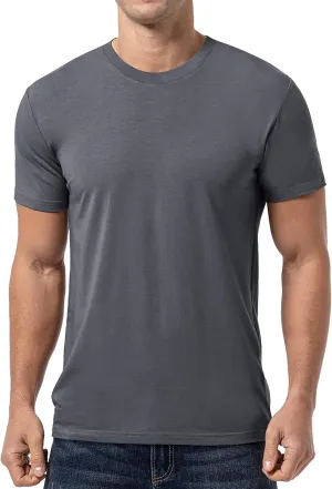 QUALFORT Men's Bamboo Visocse T Shirts