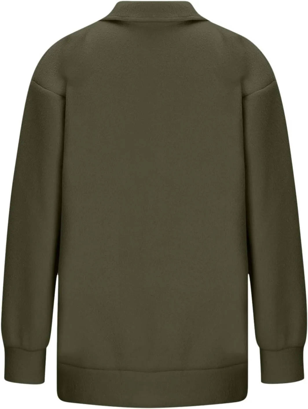 Quenny Half Zip Sweatshirts Cropped Hoodies casual top pullover long sleeved sweatshirt hoodie