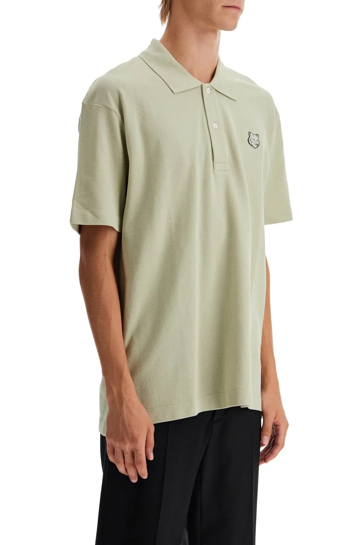 "bold fox head comfort fit polo shirt MM00210KJ7010 ASH TREE