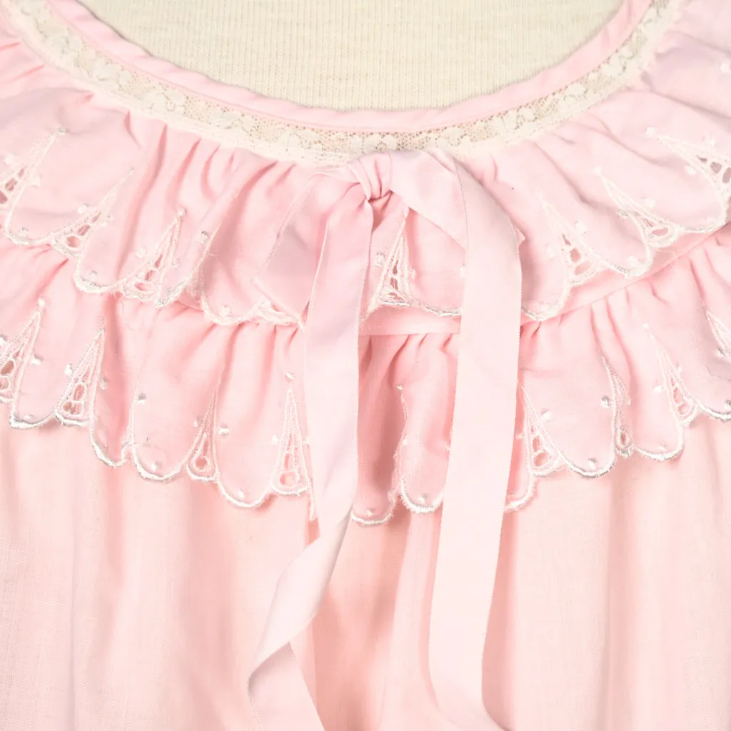 Radcliff Vintage 1960s Pink Lace & Eyelet Gown