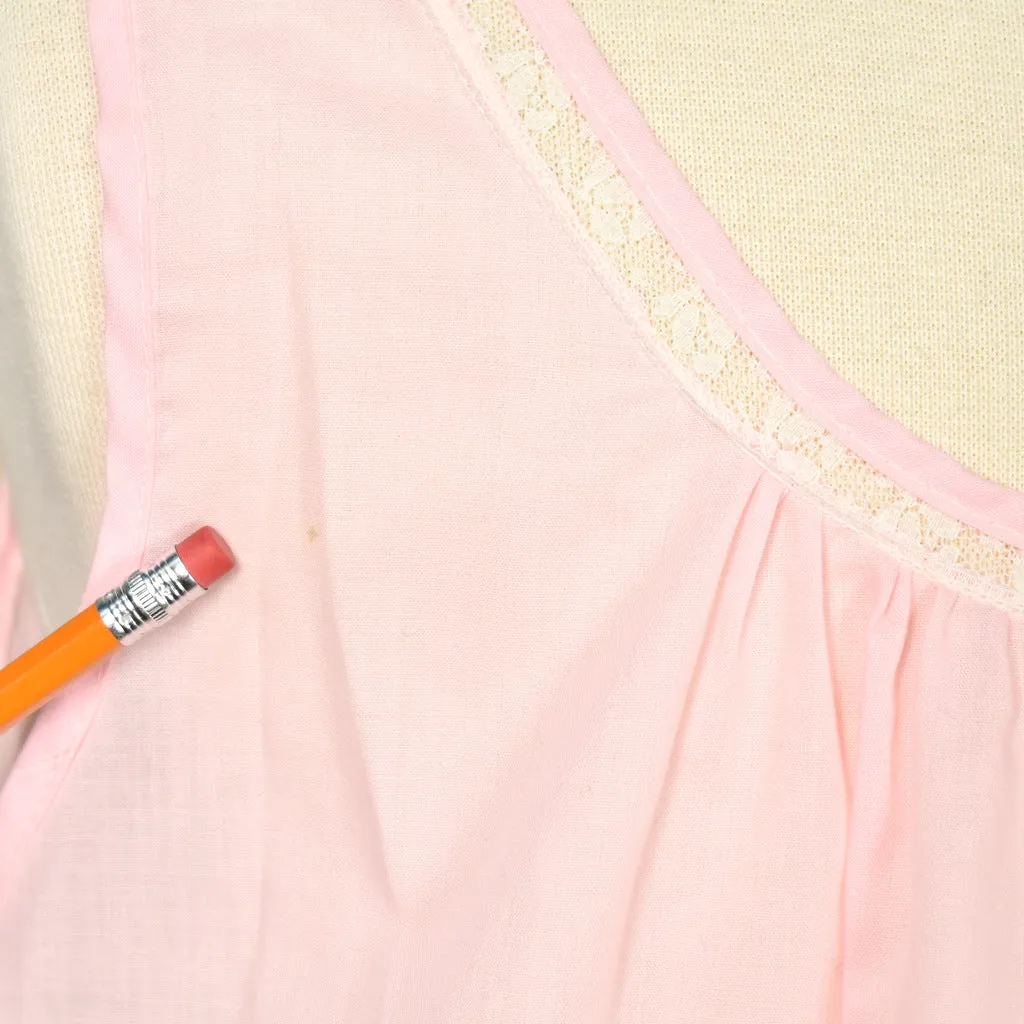 Radcliff Vintage 1960s Pink Lace & Eyelet Gown