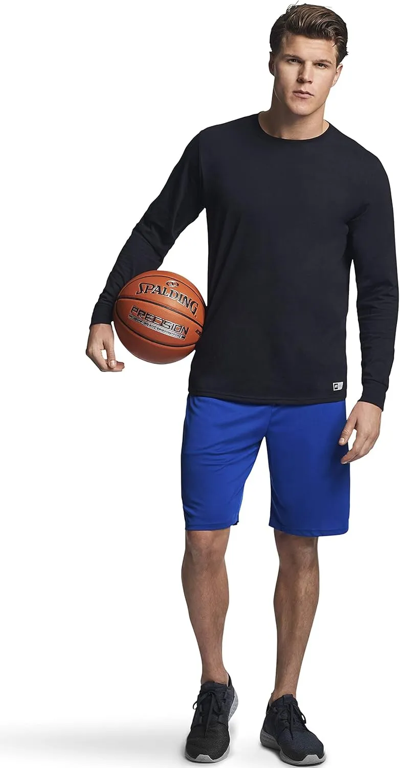 Russell Athletic Men's Dri-Power Long Sleeve Tees, Moisture Wicking, Odor Protection, UPF 30 