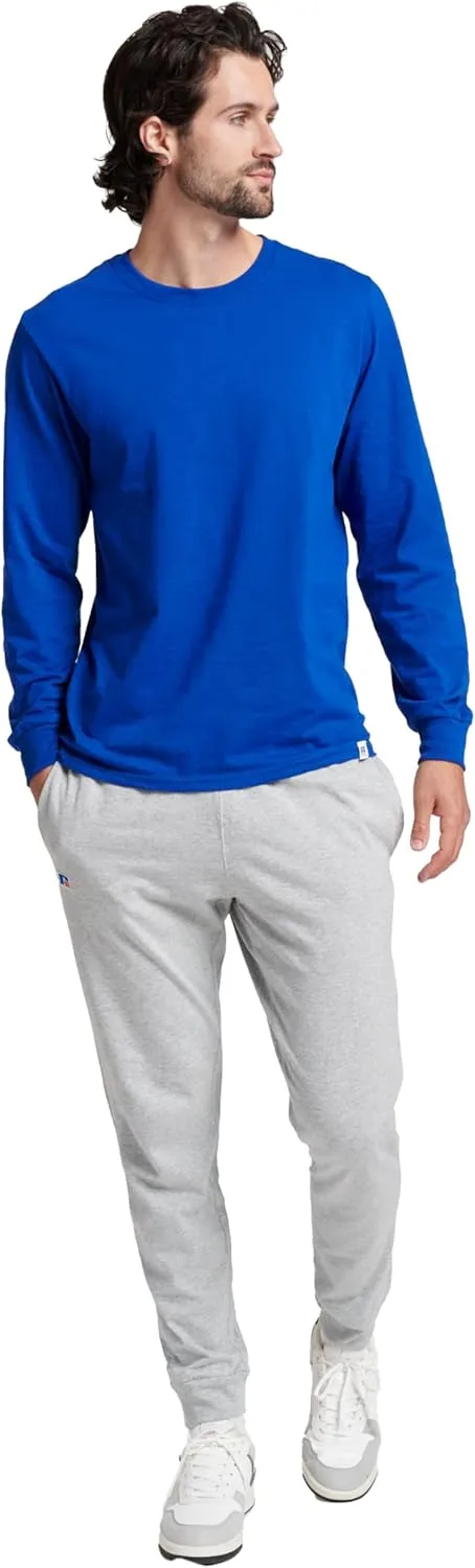 Russell Athletic Men's Dri-Power Long Sleeve Tees, Moisture Wicking, Odor Protection, UPF 30 