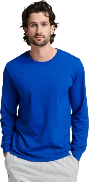 Russell Athletic Men's Dri-Power Long Sleeve Tees, Moisture Wicking, Odor Protection, UPF 30 