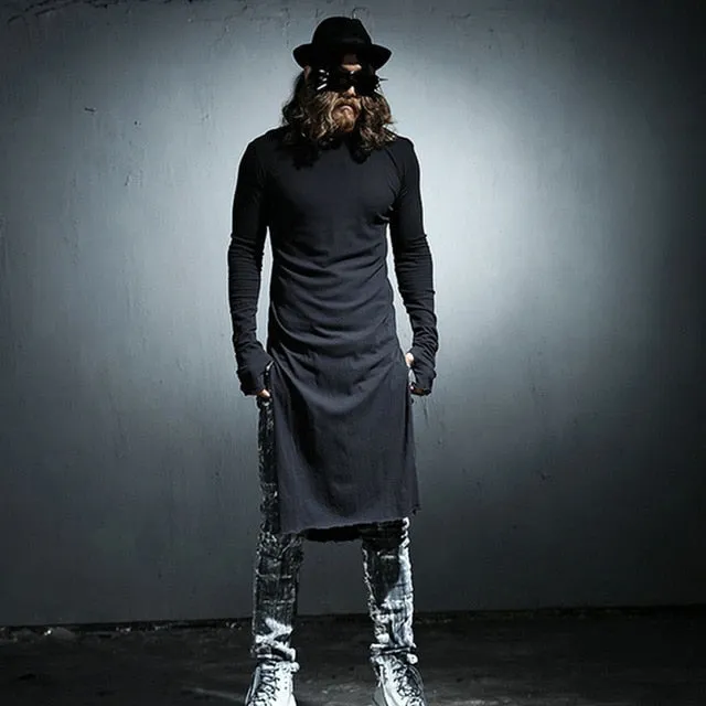 Samo Zaen Collection Long-sleeved tide long Tshirt & gloves