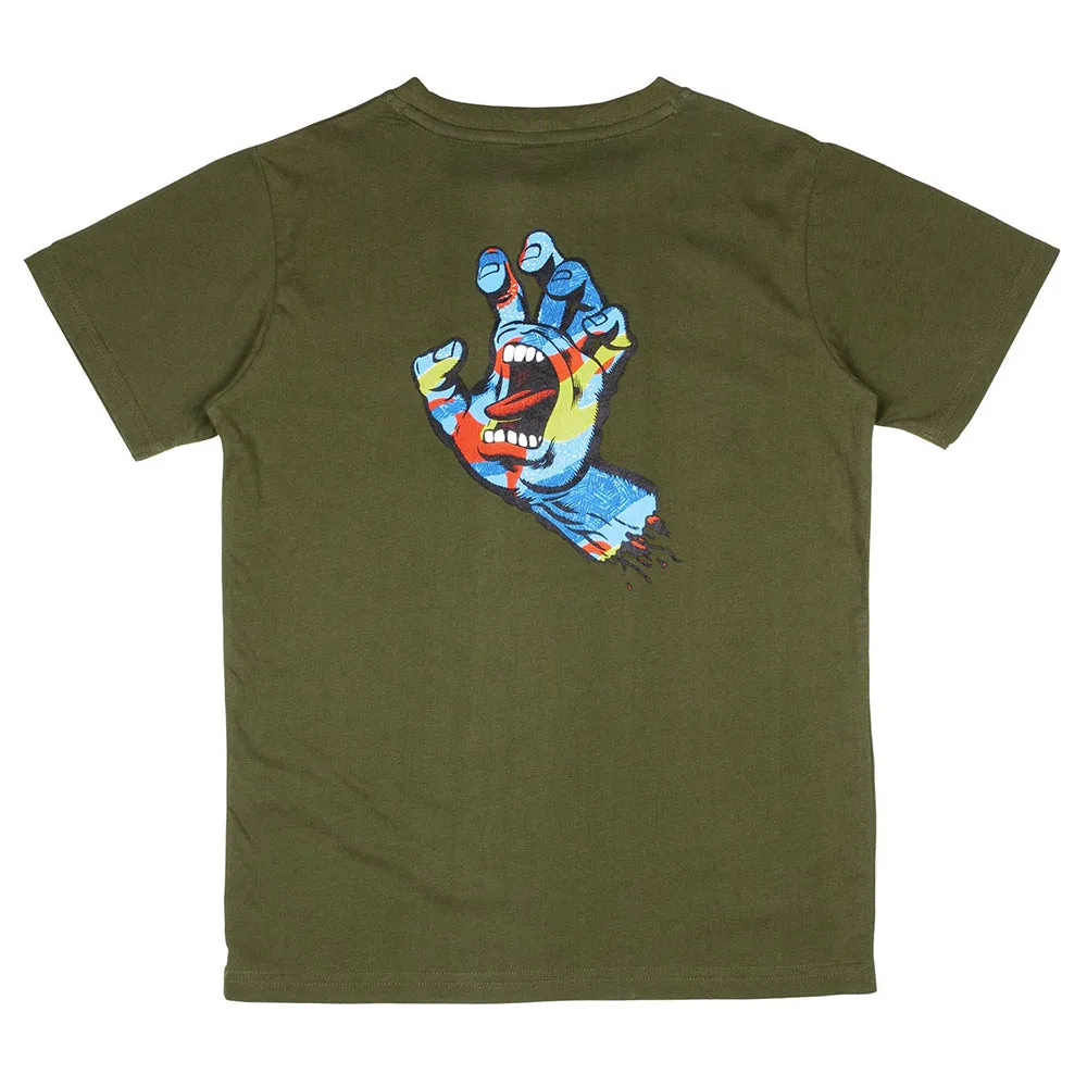 Santa Cruz Youth Primary Hand Short Sleeved T-Shirt