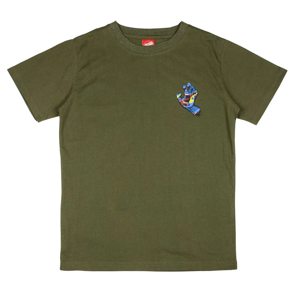 Santa Cruz Youth Primary Hand Short Sleeved T-Shirt
