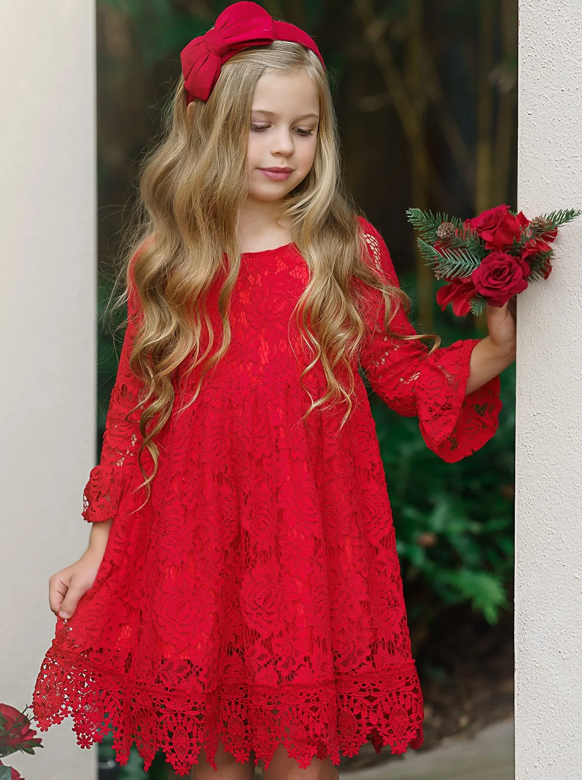 Say Yes My Dear Floral Lace Dress