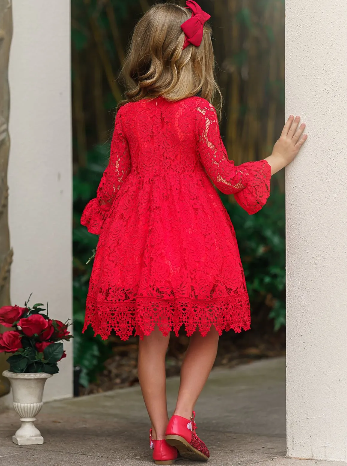 Say Yes My Dear Floral Lace Dress