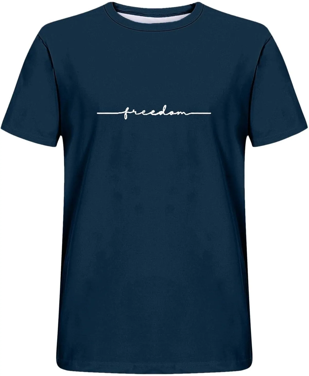 Shirts for Men 2024 Fashion Short Sleeve Crewneck Shirt Causal Graphic Tee Shirts Summer Beach Gym Workout Tee Tops