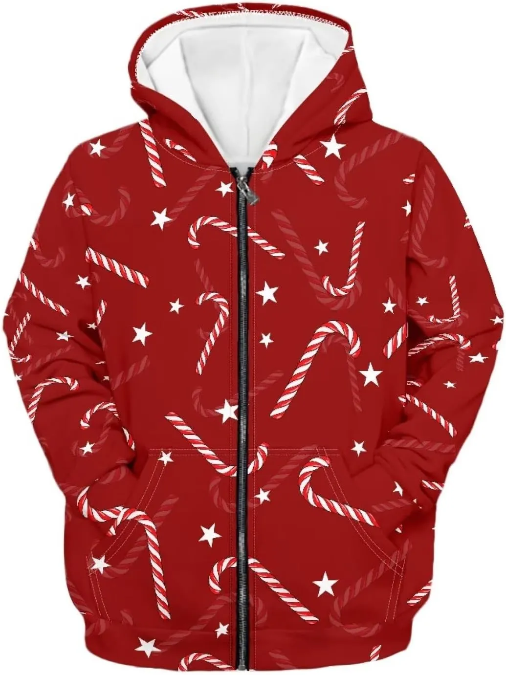 Showudesigns Boys Zip Up Hoodies Long Sleeve Sweatshirts for Girls Front Pocket