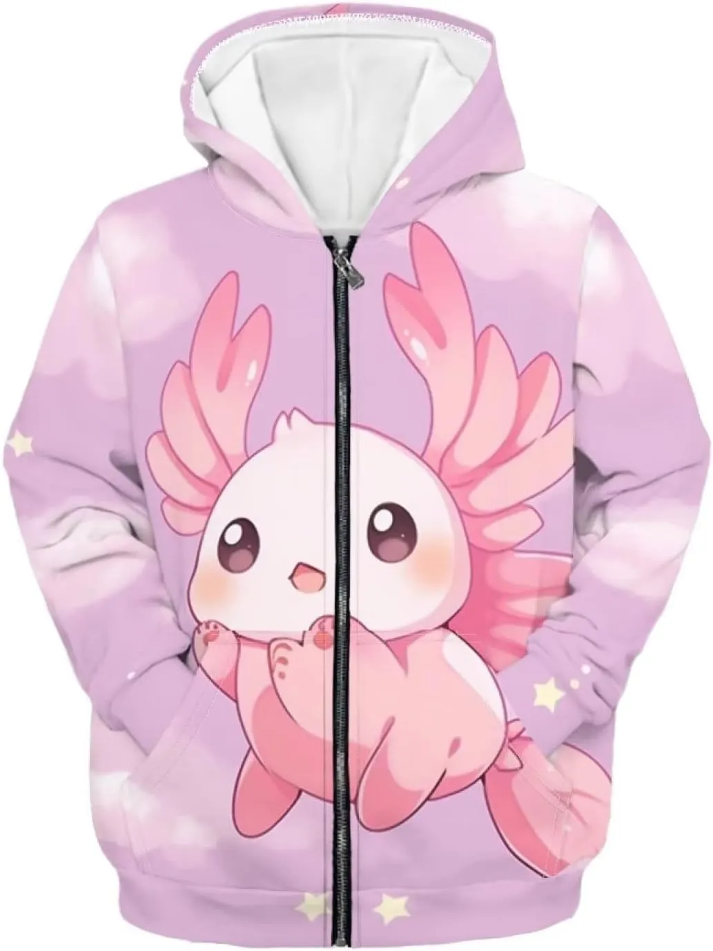 Showudesigns Boys Zip Up Hoodies Long Sleeve Sweatshirts for Girls Front Pocket