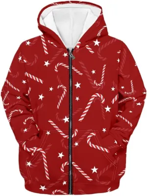 Showudesigns Boys Zip Up Hoodies Long Sleeve Sweatshirts for Girls Front Pocket