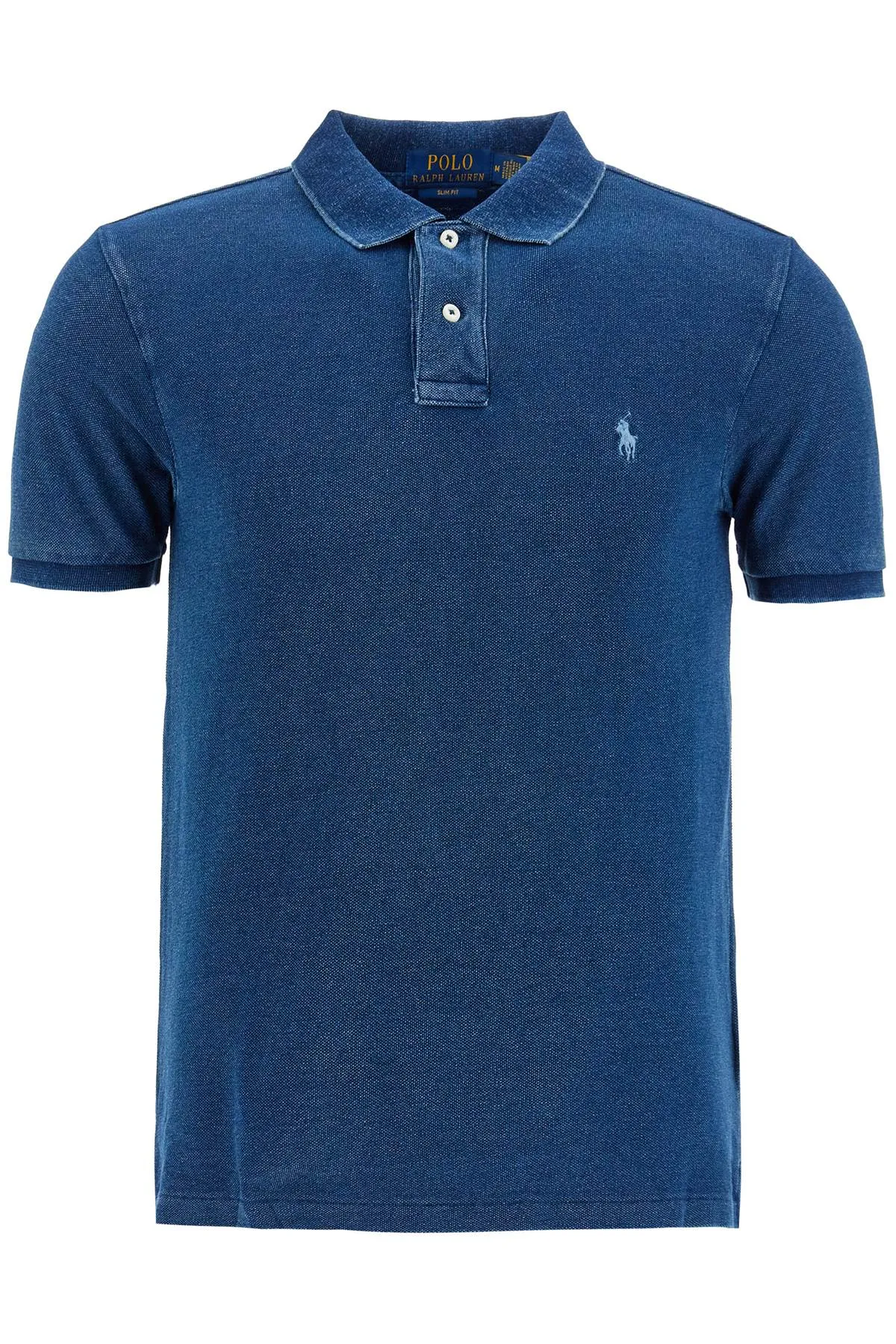 slim fit short sleeve polo shirt 710970581001 DARK INDIGO/C7503