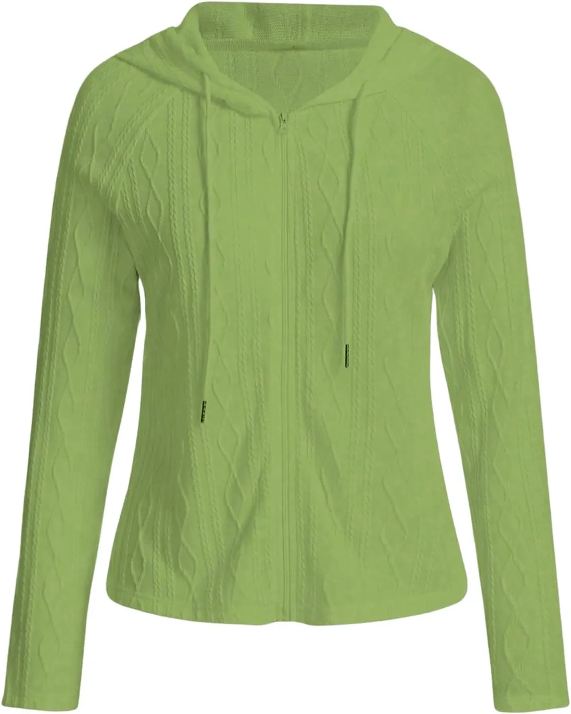 SOLY HUX Women's Zip Up Hoodies Drawstring Long Sleeve Sweatshirt Casual Jacket