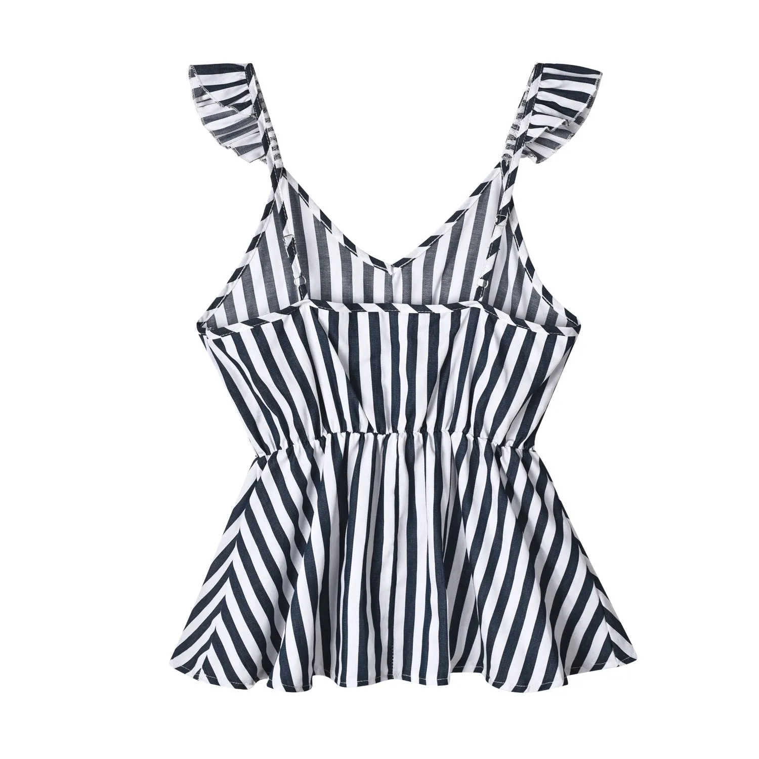 Stripe Splice Short-sleeve Family Matching Sets