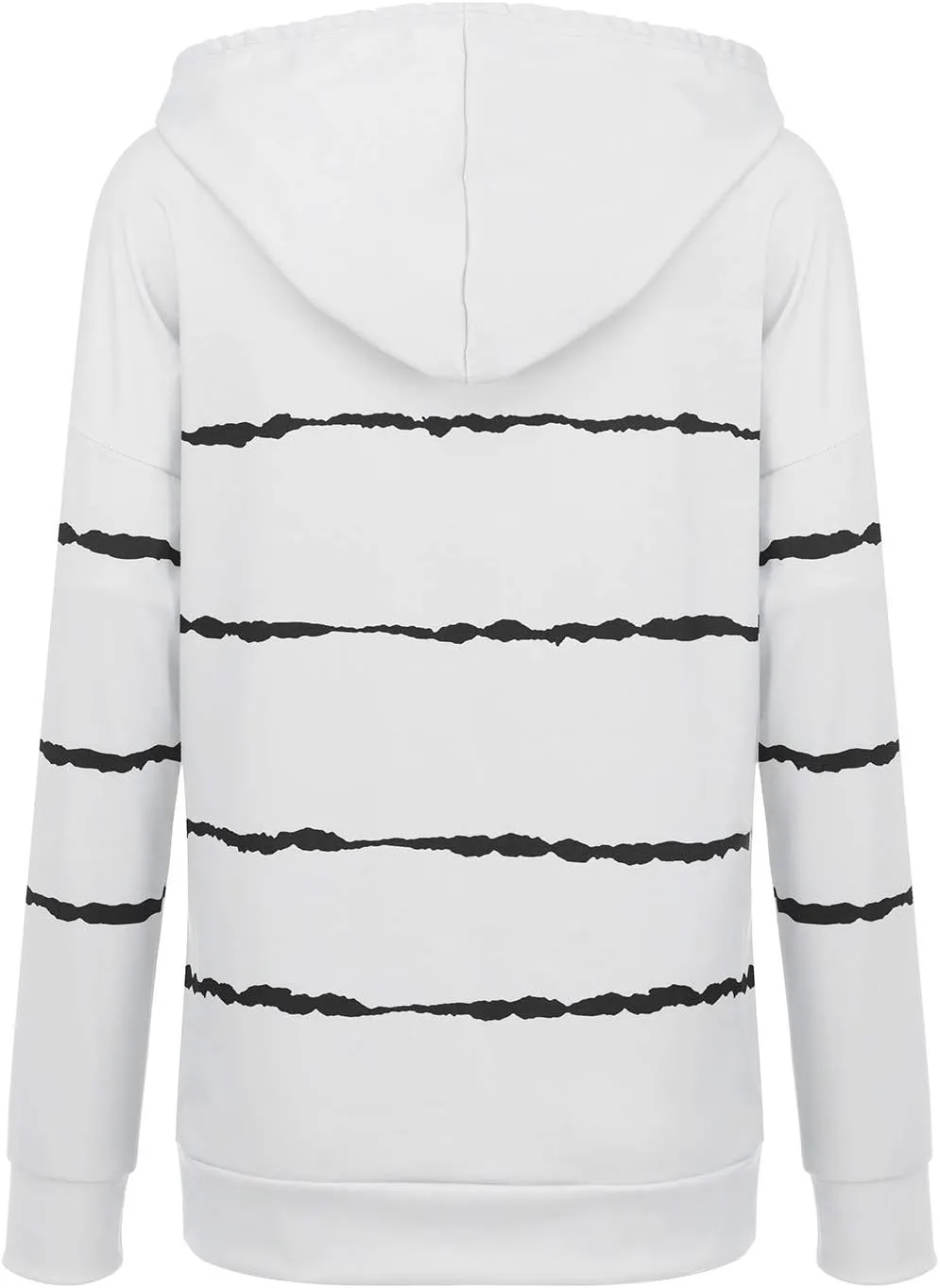 Striped Sweatshirt Women 2024 Long Sleeve Crewneck Pullover Shirts Loose Fit Tunic Tops Comfy Casual Fall Clothes