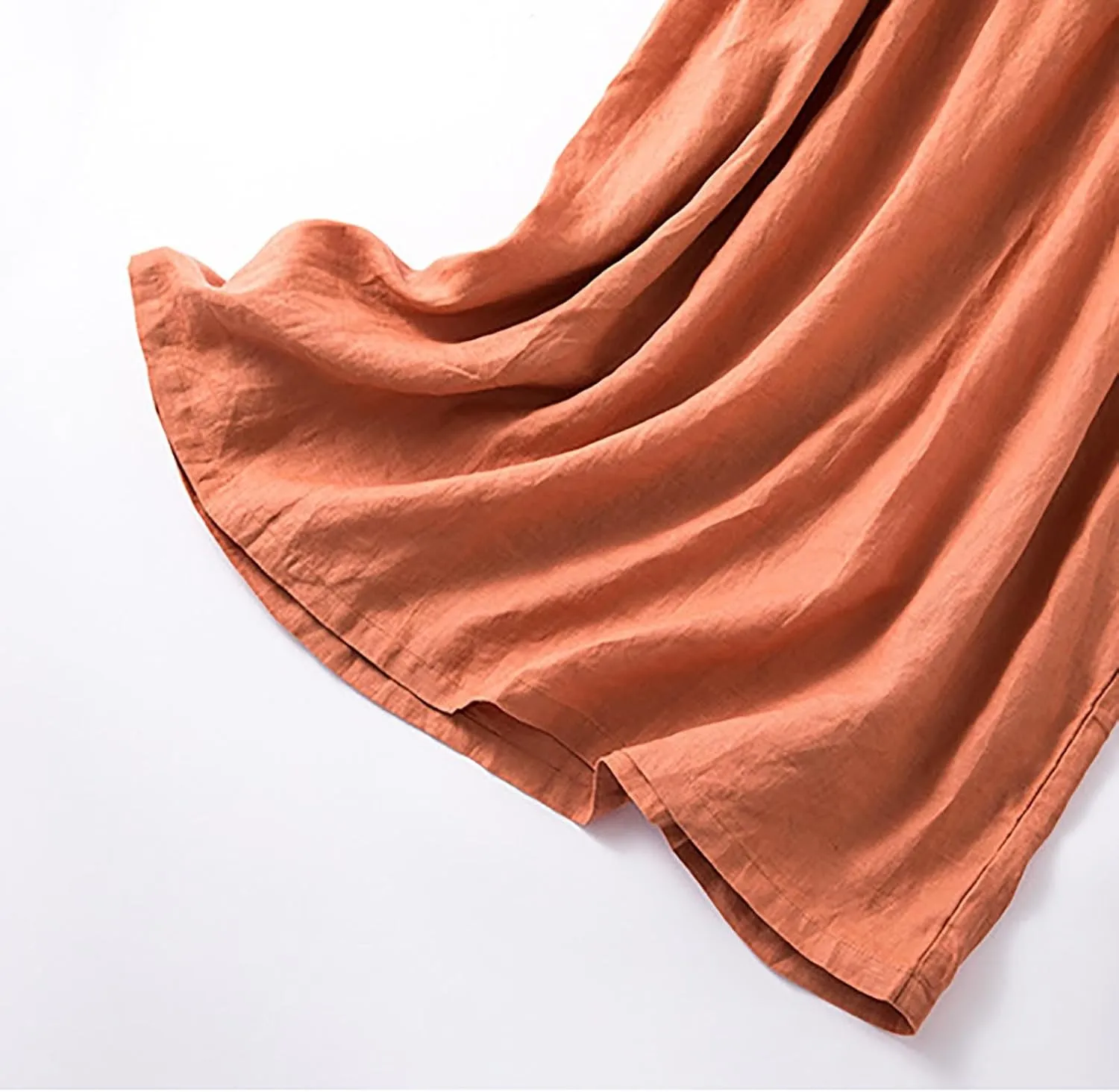 Summer Cotton Linen Dresses for Women 2025 Casual Short Sleeve Maxi Dress Spring Plus Size Elegantes Vacation Dress