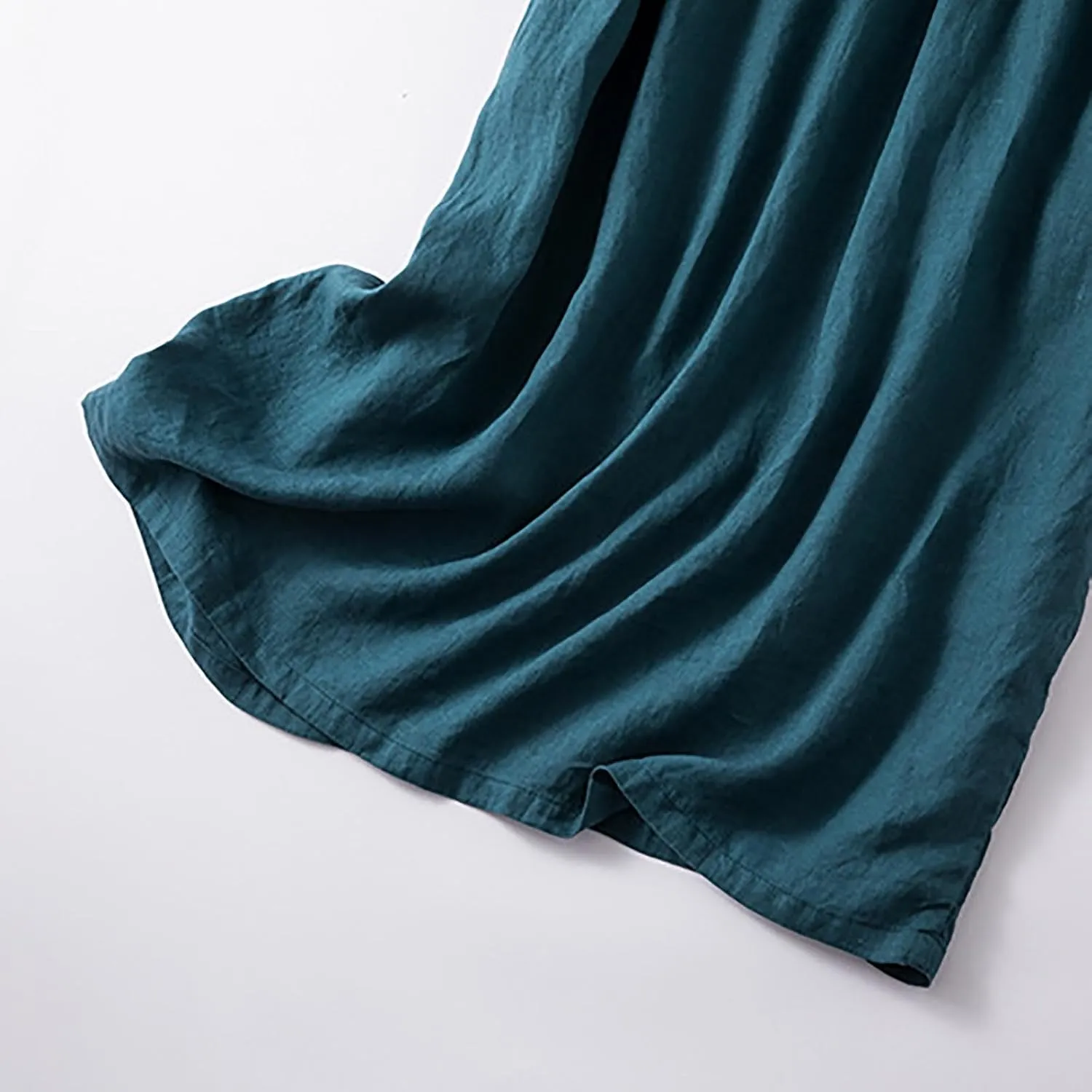 Summer Cotton Linen Dresses for Women 2025 Casual Short Sleeve Maxi Dress Spring Plus Size Elegantes Vacation Dress