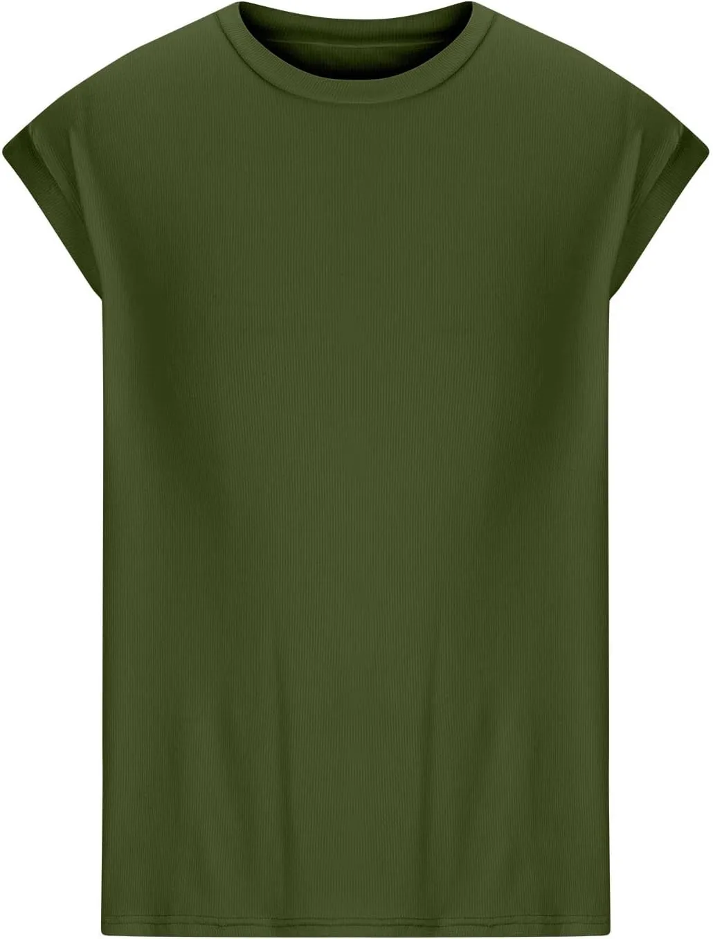 Summer Cotton Tank Tops for Men 2025 Plus Size Solid Colour Sleeveless Shirts Crewneck Quick Dry Athletic Gym Clothes