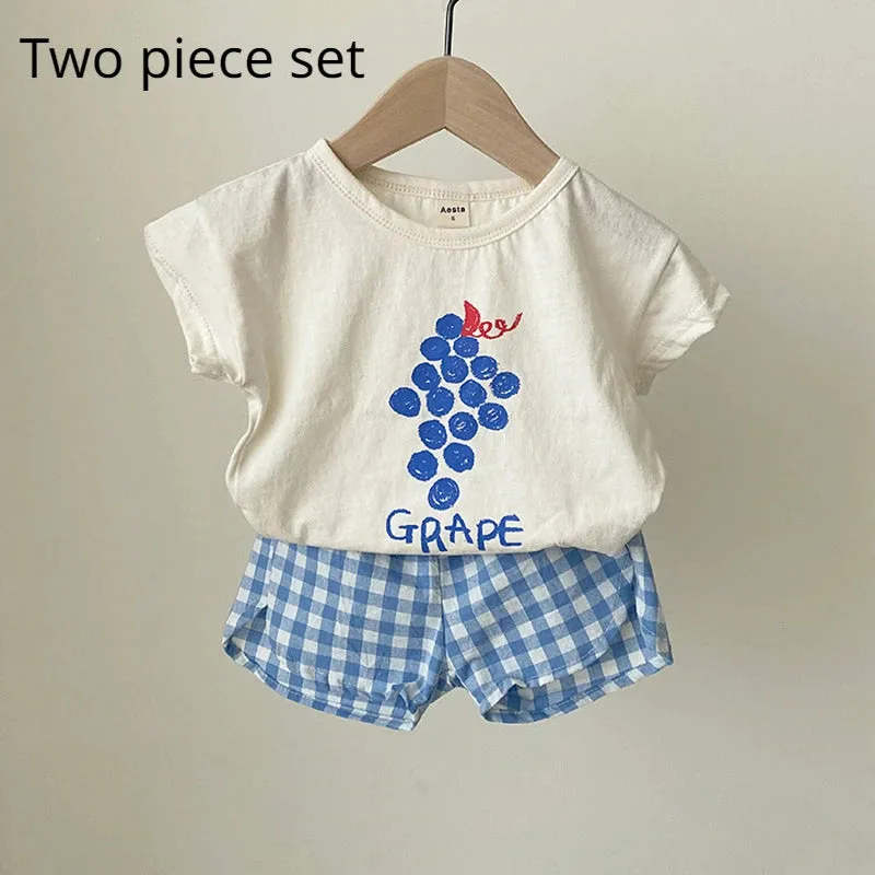 Summer Pajama Set "Fruit" for children mutivariant