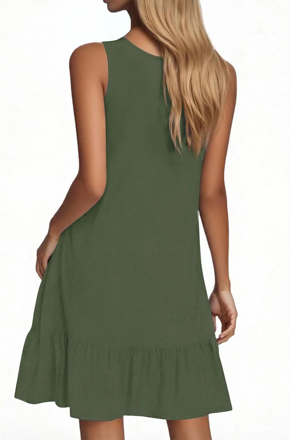 Sundresses for Women 2025 Vacation Summer Dresses Beach Swim Suit Cover Ups Sleeveless Button Down Spring Sun Dress