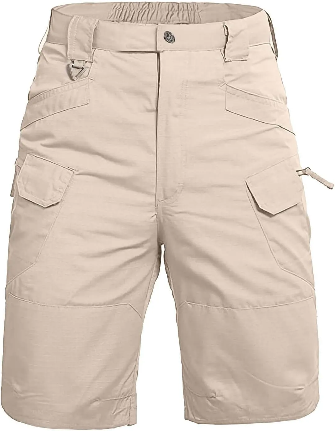 Tactical Shorts for Men Plus Size Waterproof Cargo Shorts with Multi Pockets Comfy Quick Dry Outdoor Hiking Shorts