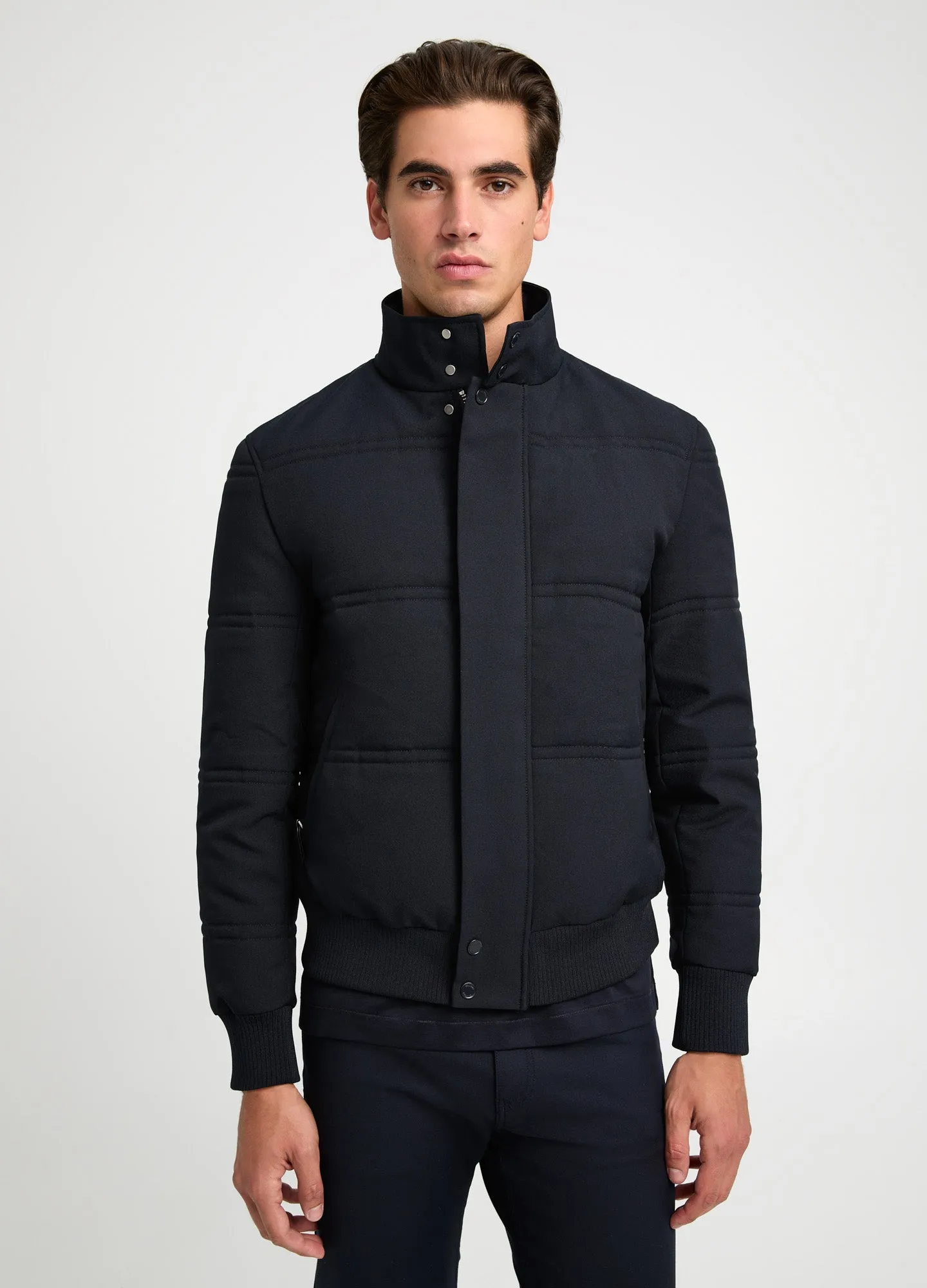 Tech Puffer Blouson Jacket Navy