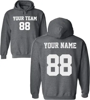 Tee Miracle Design Your OWN Hoodie for Men & Women - Custom Jersey Hoodies - Pullover Team Sweatshirts