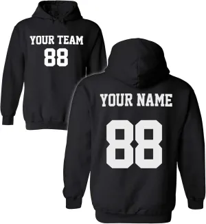 Tee Miracle Design Your OWN Hoodie for Men & Women - Custom Jersey Hoodies - Pullover Team Sweatshirts