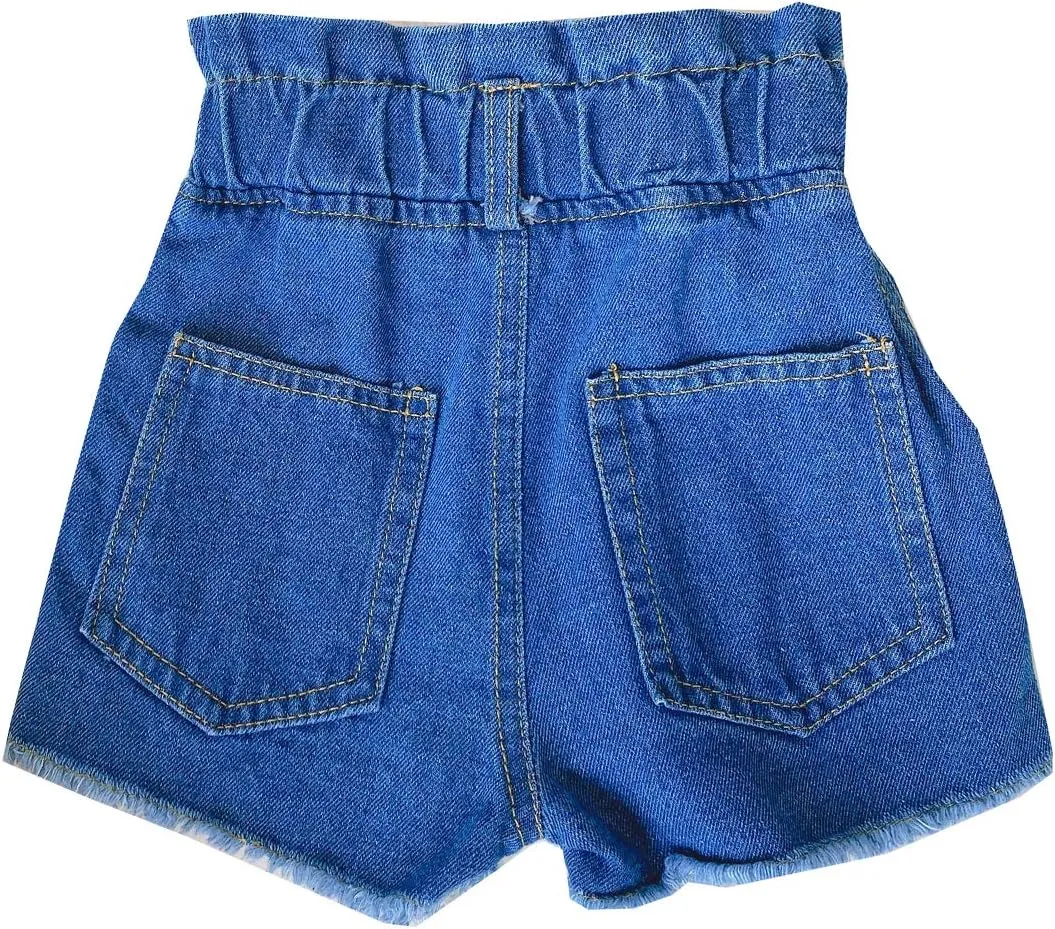 Toddler Baby Girls Casual Denim Shorts Summer High Waisted Jeans Short