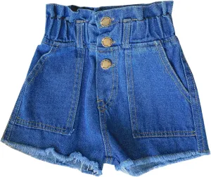 Toddler Baby Girls Casual Denim Shorts Summer High Waisted Jeans Short