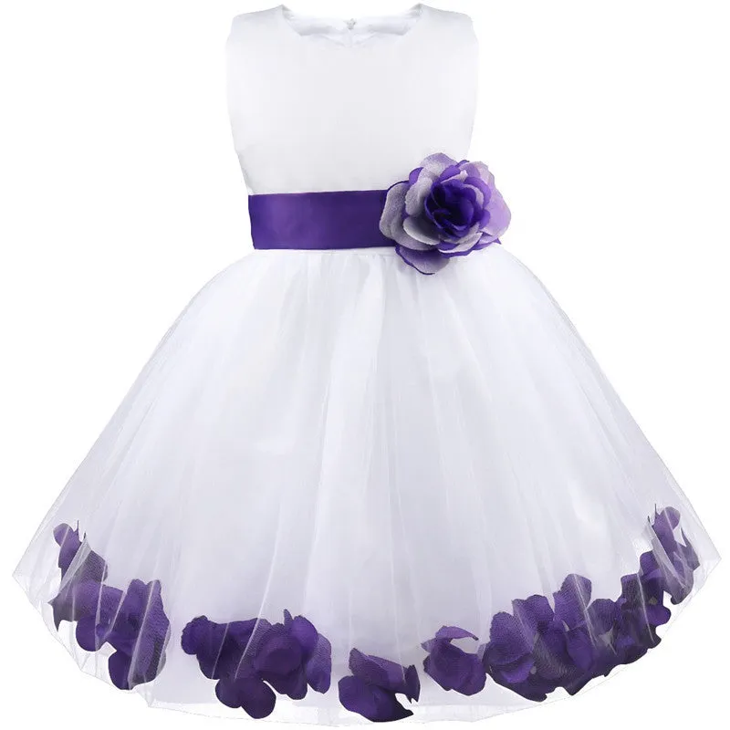 Toddler Flower Girl Dresses Little Girls Wedding Birthday Summer Party Dress