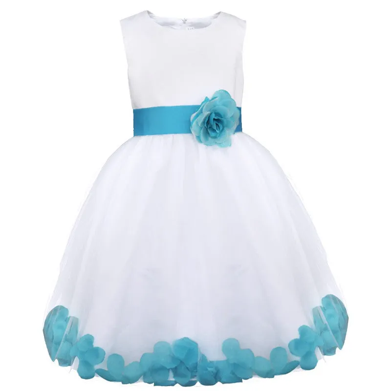 Toddler Flower Girl Dresses Little Girls Wedding Birthday Summer Party Dress