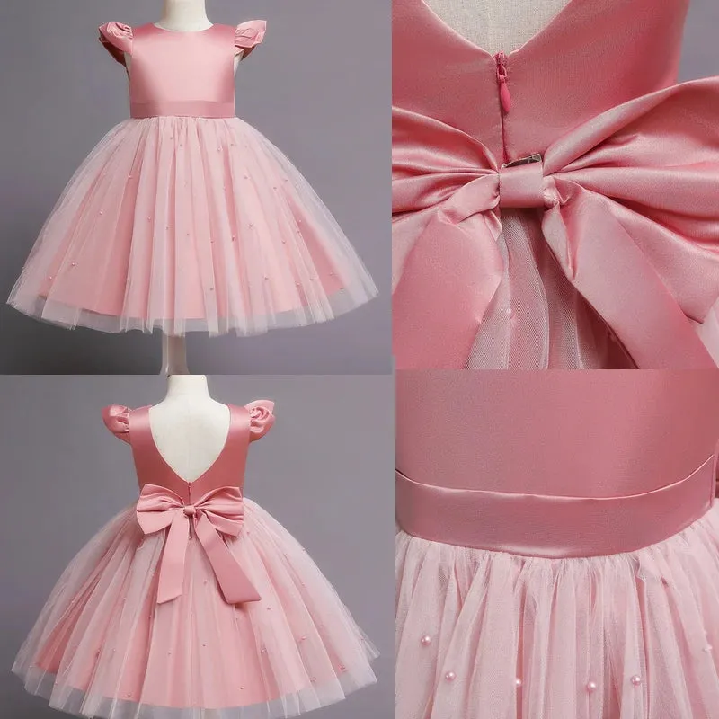 Toddler Girl Red Christmas Princess Dress