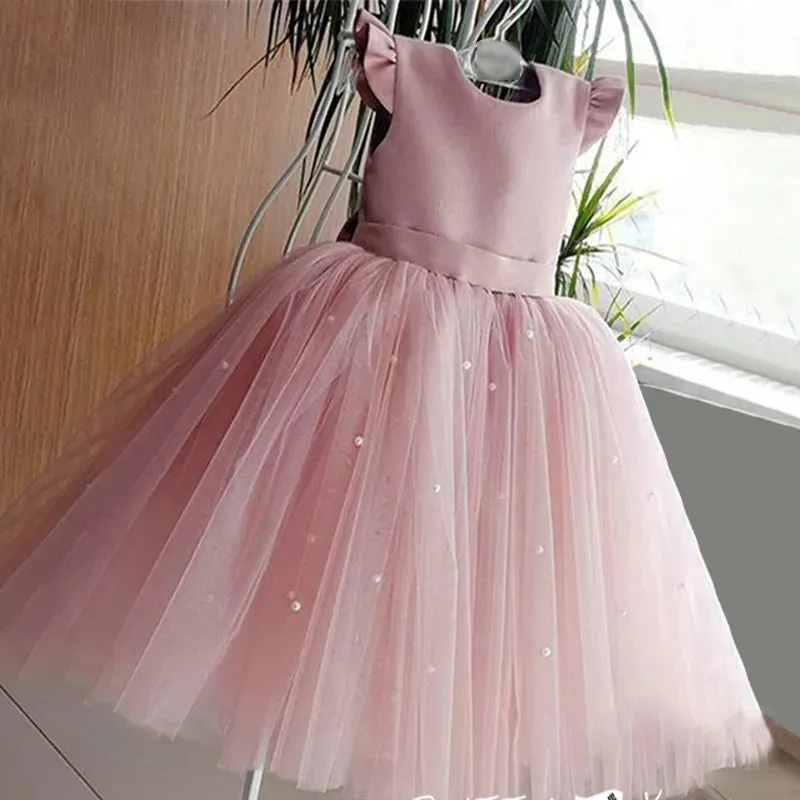 Toddler Girl Red Christmas Princess Dress