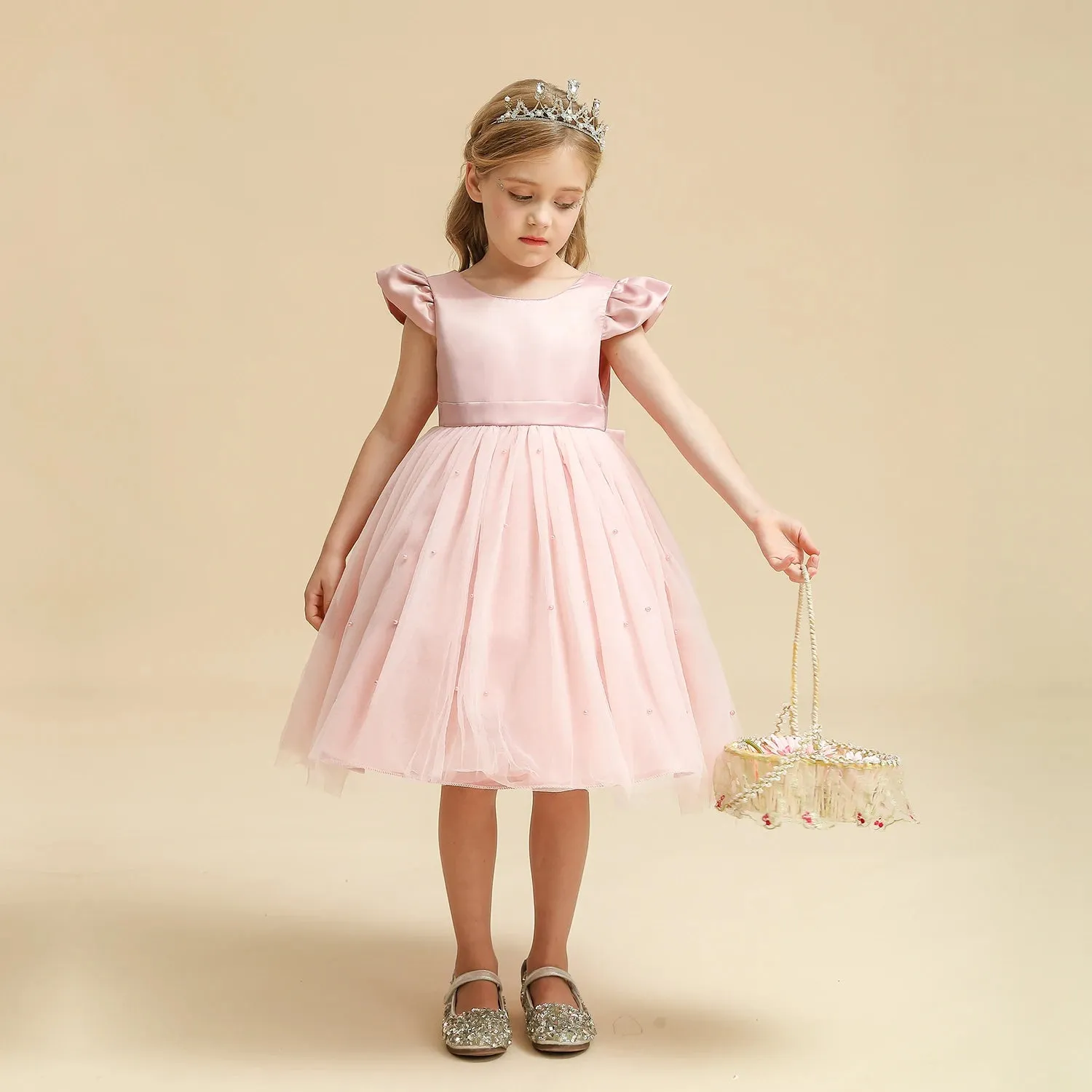Toddler Girl Red Christmas Princess Dress