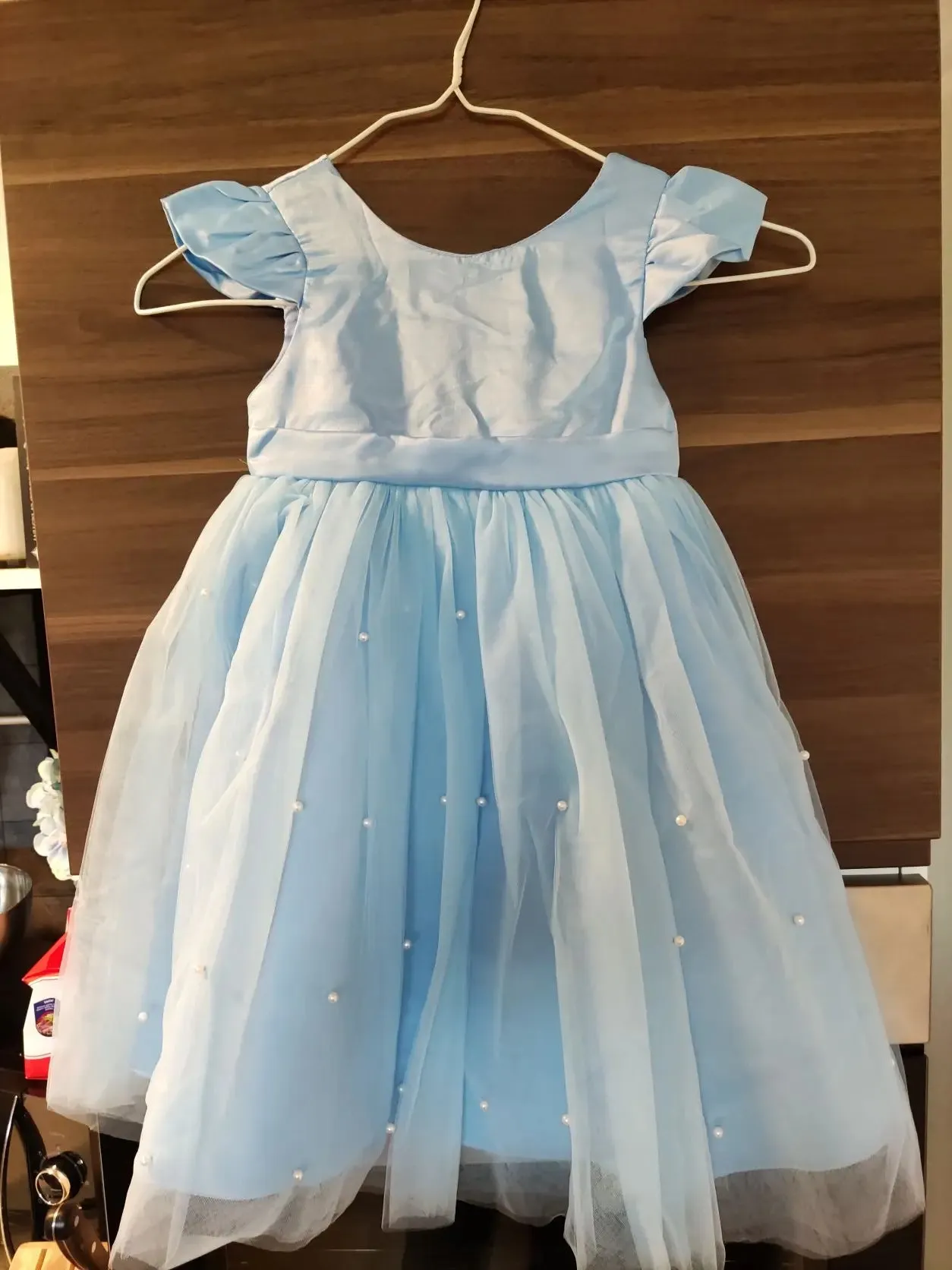 Toddler Girl Red Christmas Princess Dress