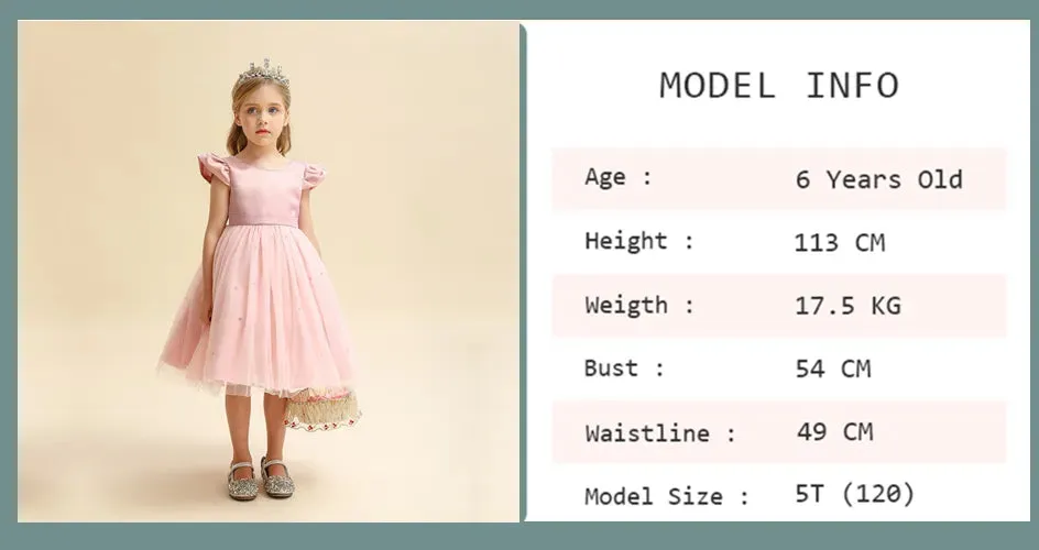 Toddler Girl Red Christmas Princess Dress