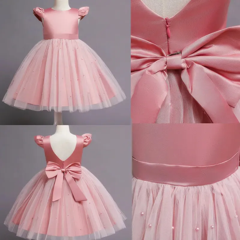 Toddler Girl Red Christmas Princess Dress