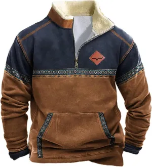 Travel Clothes Mens Flannel Jacket Tactical Sweatshirts Casual Fashion Western Jacket Casual Warm Winter Outwear