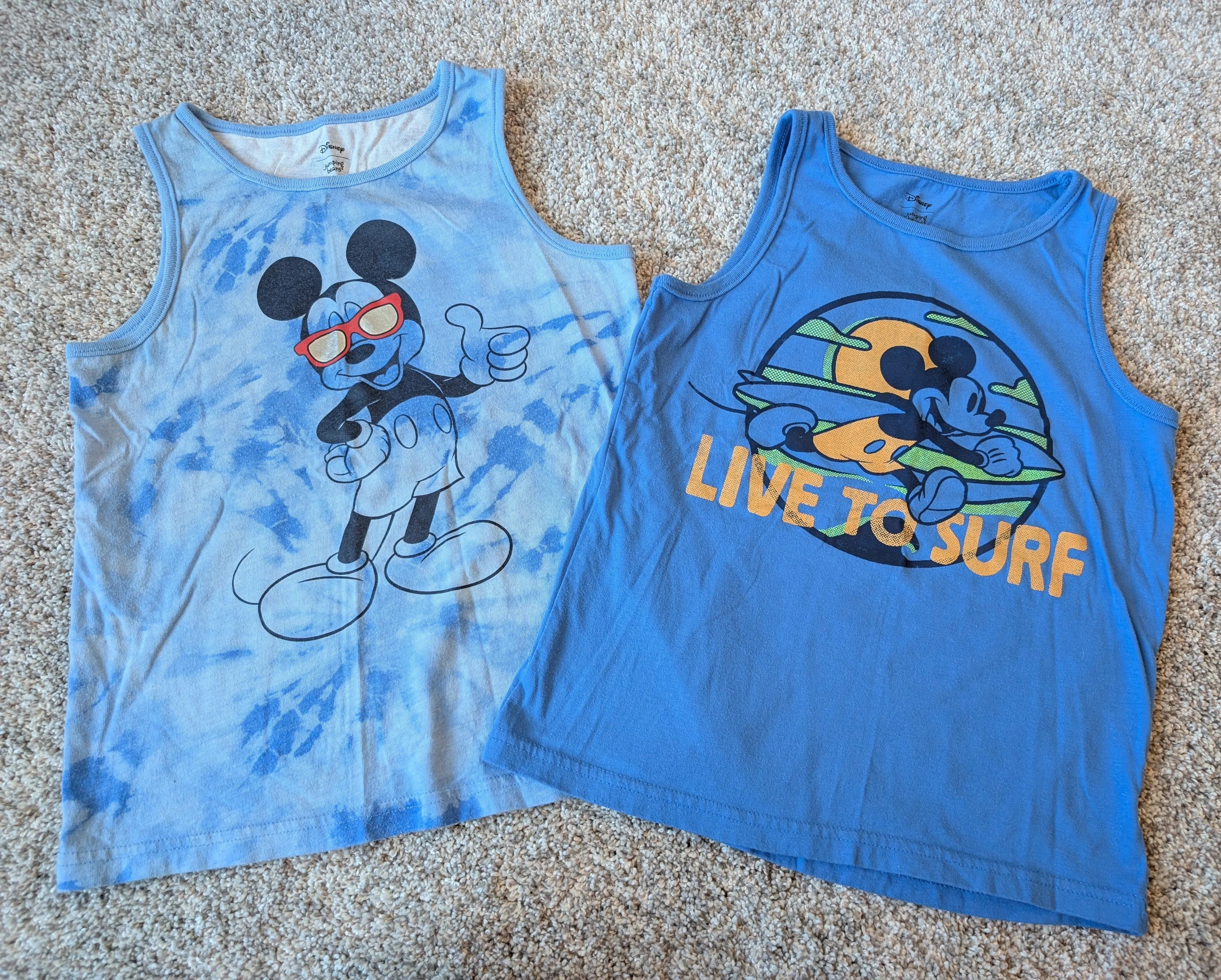 Two tank tops Mickey Mouse - size Kids Clothing:     7