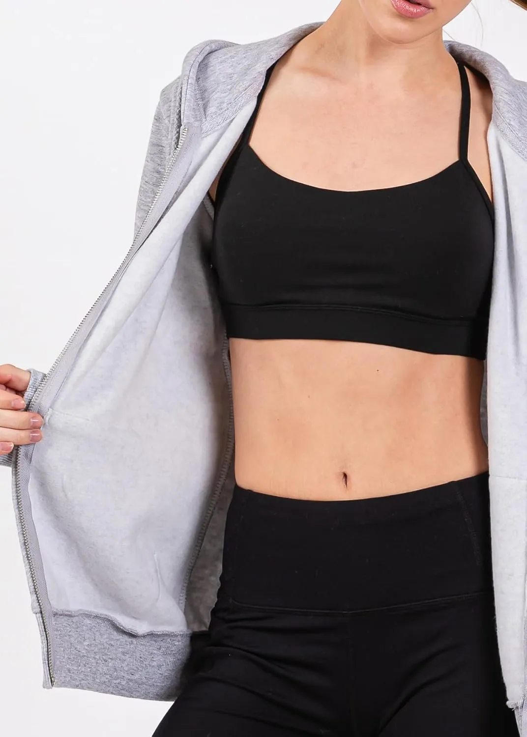 Urban Look Everyday Soft Fleece Zip Up Hoodies