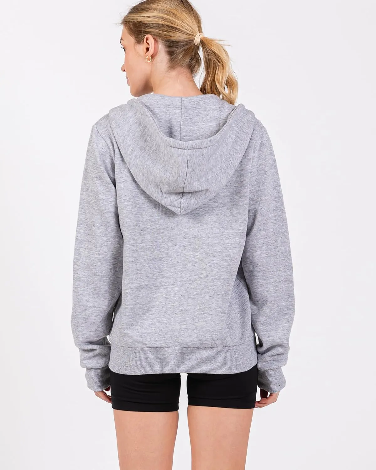 Urban Look Everyday Soft Fleece Zip Up Hoodies