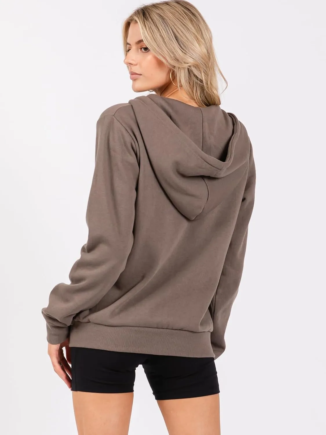 Urban Look Everyday Soft Fleece Zip Up Hoodies