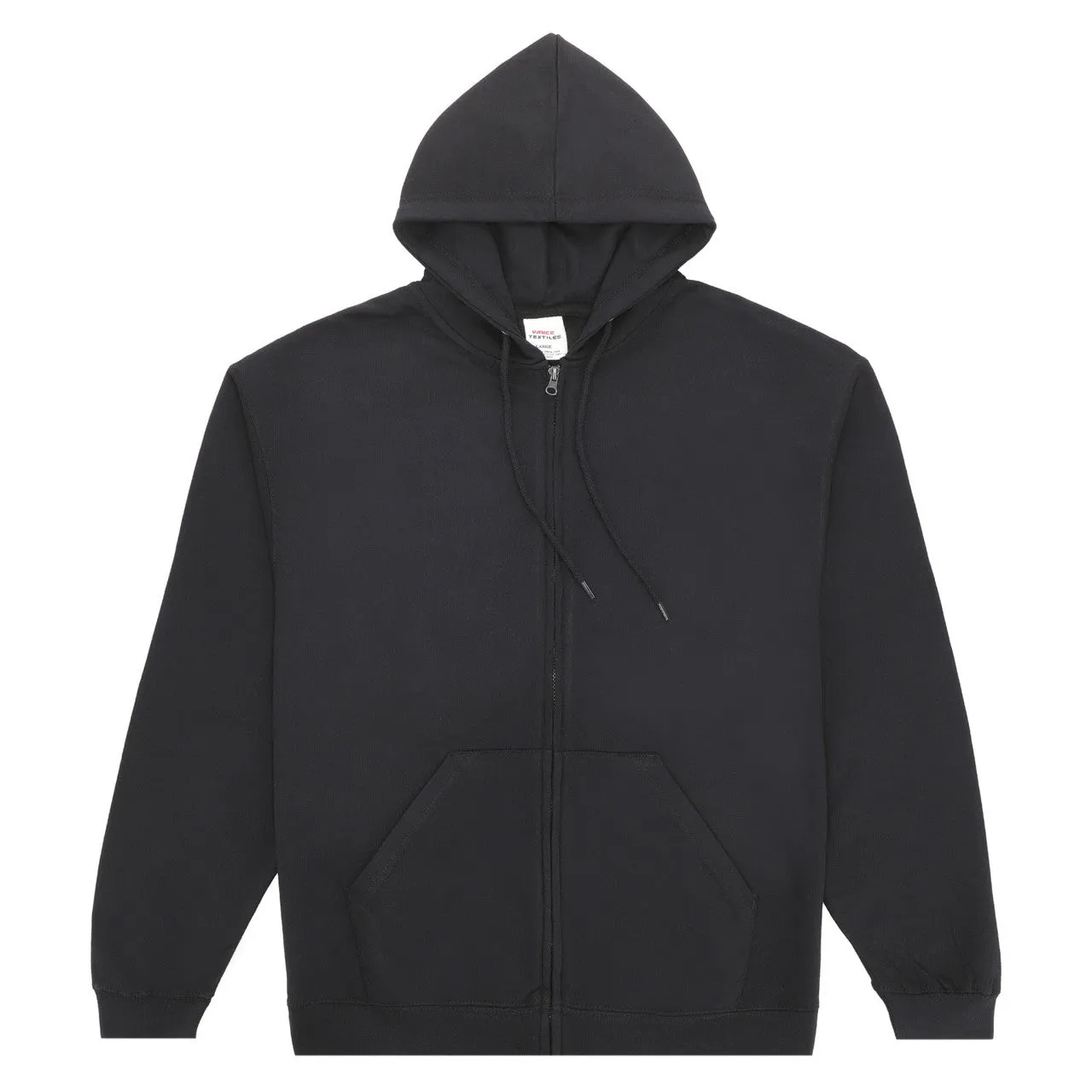 Vance Unisex Cotton Hoodie Zip-Up Hooded Sweatshirt for Men and Women