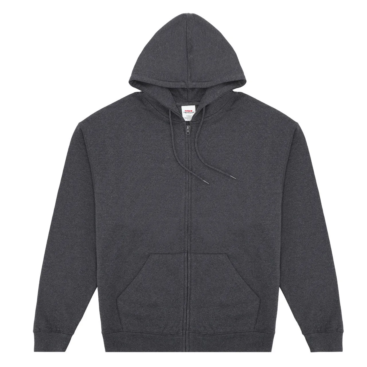 Vance Unisex Cotton Hoodie Zip-Up Hooded Sweatshirt for Men and Women