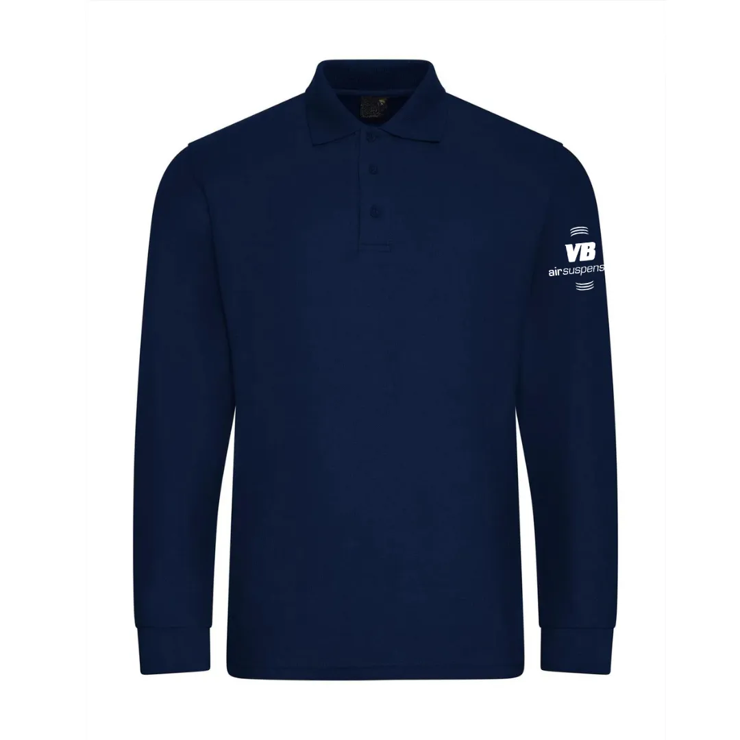 VB-Airsuspension long-sleeved polo shirt